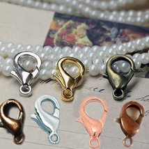 Lobster Clasps Gold Silver Bronze Rose Gunmetal Copper White K Plated 10... - $55.15 MXN+