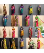 Geometric Print Jamdani Cotton Blend Saree - $23.09