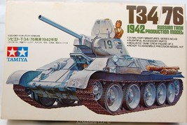 Tamiya 1/35 T34/76 Russian Tank 1942 Production ModelKit No MM149 Series... - £28.89 GBP