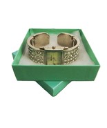 Cookie Lee Bangle Ladies Watch, Hinges, CZ, Mother of Pearl, Works, #JWL... - $24.45