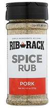 Rib Rack Dry Spice Rub - Pork, 4.5 oz. - Meat Seasoning for BBQ, Grill, ... - $6.92