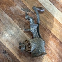 Antique Meat Grinder Universal No. 1 Wood Handle - $14.00