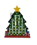Hobby Lobby 2016 Wooden Advent Calendar Christmas Tree 15 x 13 Inch Coun... - £21.98 GBP