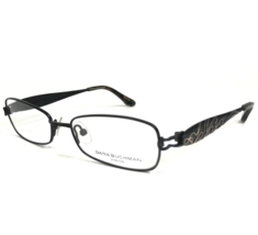 Dana Buchman Eyeglasses Frames YASMIN BK Black Gold Rectangular 50-16-130 - £29.15 GBP