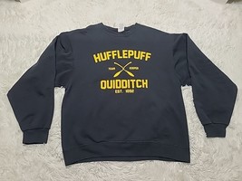 Jerzees Hufflepuff Quidditch Team Keeper Est 1092 L Sweatshirt Jumper Vi... - £16.36 GBP