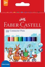 Faber-Castell Connector Pen Set - Pack of 10 (Assorted) - $14.85