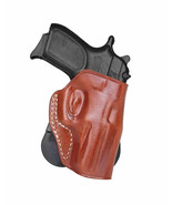 Fits S&amp;W MP 380 Shield EZ 3.675”BBL Leather Paddle Holster Open Top #150... - $91.59 CAD