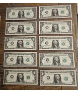 fancy serial number $1x10  Uncirculated 3 Trailing #s 111 -000 Set - $32.43 CAD