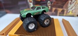 Vintage Monster Truck DATSUN 4x4 Super Wheels Green 1986 Soma Rare - $9.95