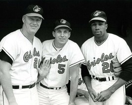 Boog Powell Frank &amp; Brooks Robinson 8X10 Photo Oriole O&#39;s Picture Baseball - £3.88 GBP