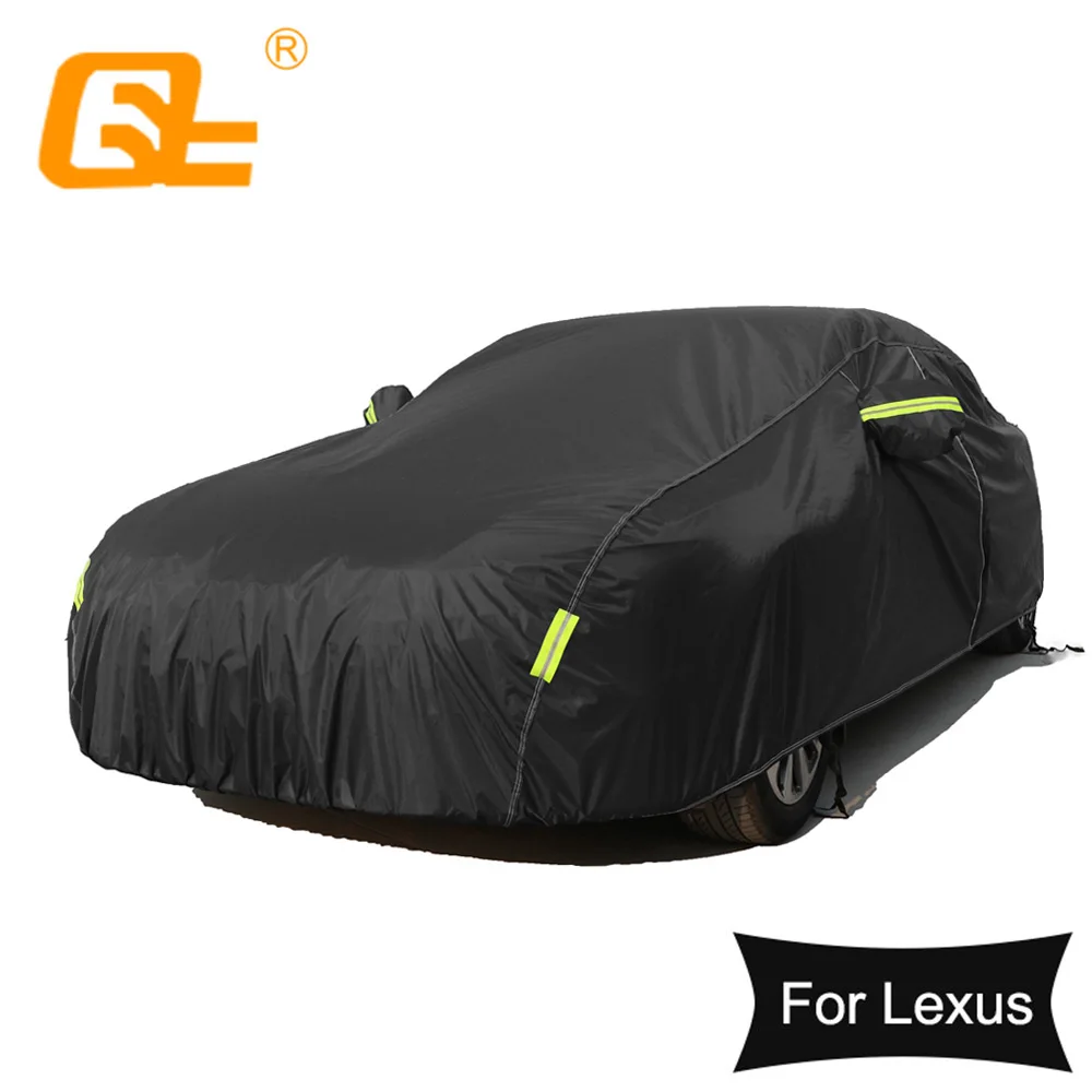 Universal Waterproof Full Car Covers Outdoor sun uv protection dust rain snow - £57.52 GBP
