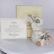 Lenox Bunny Bounce Easter Elephant Figurine Box COA - £35.23 GBP