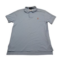 Polo by Ralph Lauren Shirt Mens M Blue Polo Short Sleeve Collared Golf Casual - $19.68