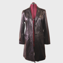 Calzoleria La Parigina Italy black Leather coat New 42 (US 6) - $399.00