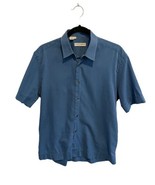 DOLCE &amp; GABBANA Mens Dress Shirt Blue Short Sleeve Button Up Sz 39 15 1/2 - £23.96 GBP