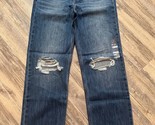 Levi&#39;s Low Pro Straight Women&#39;s Distressed Denim Jeans 100% Cotton Size 29 - $28.86