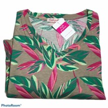 Fresh Produce Women’s S/S V-Neck T-Shirt.Rainbow Foliage.Cobblestone.Sz.... - $45.82