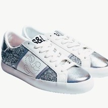 Sam &amp; Libby Women&#39;s Alina Soft Faux Leather Lace Up Glitter Sneaker Size... - £19.71 GBP