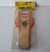 Vintage Fairway Brand SUPER SHOT SLING SHOT Wood Kid&#39;s Toy MADE IN TAIWA... - $19.95