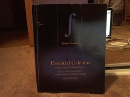 ESSENTIAL CALCULUS:EARLY W/SG&gt; CUSTOM&lt; [Paperback] James Stewart - £31.12 GBP