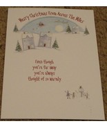 NEVER USED Pretty Merry Christmas Greeting Card, GREAT CONDITION - $4.06 CAD
