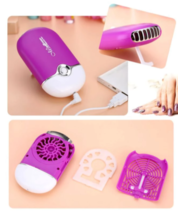 Pro Eyelash Air Fan Mini Portable USB Lash Extension Dryer Air con Blower Nails  - £13.02 GBP