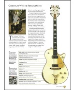 Jack White Stripes Gretsch White Penguin + Guild F Series guitar article... - $4.01