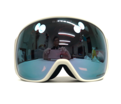 Oakley Snow Goggles Flight Tracker L OO7104-1700 Heathered Grey w Prizm Sapphire - £175.50 GBP