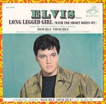 Elvis Presley 45 RPM Picture Sleeve Only - Long Legged Girl (1967, NM) - £51.95 GBP