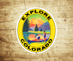 Explore Colorado Rocky Mountain National Park 3.25&quot; X 2.75&quot; Sticker Decal - £4.12 GBP