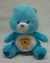 Care Bears BLUE CHAMP BEAR 7&quot; Plush STUFFED ANIMAL Toy - £11.17 GBP