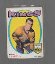 Real Lemieux 1971-72 OPC O-Pee-Chee #154 Los Angeles Kings G-VG - £1.12 GBP