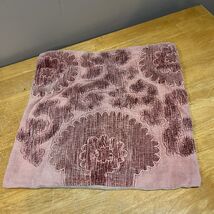Pottery Barn Elmira Embroidered Appliqué Velvet Pillow Cover-Sumac/Pink 20&quot; - €21,22 EUR