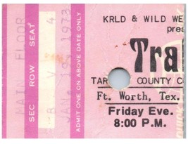Vintage Traffic Steve Winwood Ticket Stub Janvier 19 1973 Pieds Worth Texas - $51.42