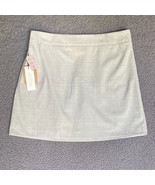 Rachel Zoe Skirt Womens Extra Large Pull On Stretch Gray Beige Plaid Min... - $28.30