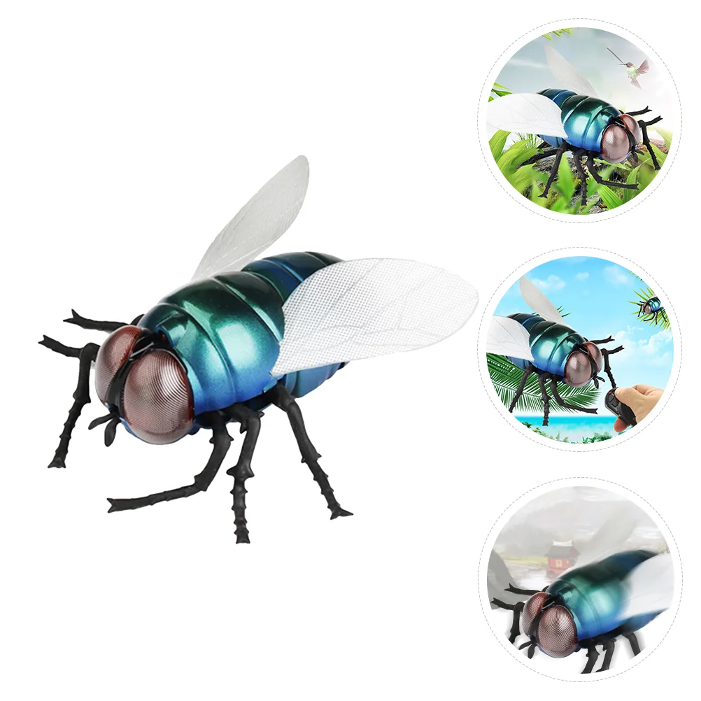 Remote Control Fly Terrifying Gift Toy Mischief Kids Small Dog Toys RC Animal - £16.52 GBP