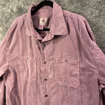 The Territory Ahead Button Up Shirt Mens 2XL XXL Purple Soft Outdoors Adventure - £12.97 GBP