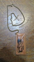 Vintage Advertising Ladies Dress Zipper Pull-Homer City State Bank-Promo - $189.41 MXN