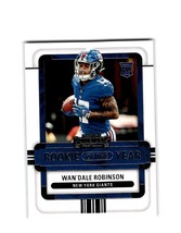 2022 Panini Contenders Football Wan&#39;dale Robinson Rc Rookie Of The Year - £1.16 GBP