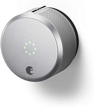 August Aug-Sl-Con-S03 Silver Smart Lock Pro, 3Rd Generation,, Wave Plus Capable. - £259.74 GBP