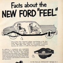 1949 Ford Motors New Ford Feel Advertisement Automobilia Antique DWU16B - $19.99