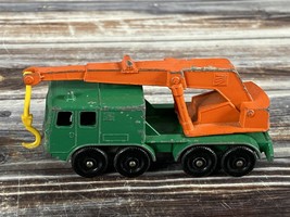 Vintage Matchbox Lesney Diecast Car No 30 - Green Orange Wheel Crane - $9.99