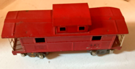 VINTAGE AMERICAN FLYER O Gauge Diecast Illuminated Red Caboose #484 - £6.98 GBP