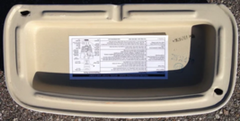 WHITE DELTA RP71180 Toilet Lid replacement for C41901 and C43901 Delta P... - $78.21