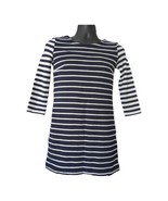 J. Crew Maritime Stripe Knit Shift Dress Navy Blue White Striped Size XS... - £12.40 GBP