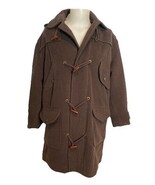 NWT Men&#39;s Matinique Erwin Wool Pea Coat Brown Size Medium - $1,573.24 MXN