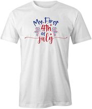 MY FIRST 4TH OF JULY TShirt Tee Short-Sleeved Cotton INDEPENDENCE USA S1... - €12,97 EUR+