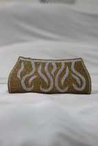 New Clutch bag handmade indian vintage ethnic for women golden beaded em... - $65.00