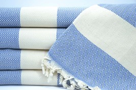 Blue Turkish Blanket, Wedding Blanket, Bachelorette Towel, Personalized ... - £36.23 GBP