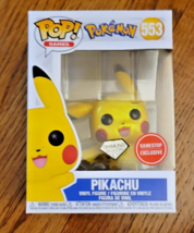 Funko Pop! Pokemon: Pikachu Diamond Collection Gamestop Exclusive #553 - £14.94 GBP